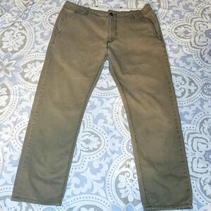 Levi's Chino white tab Green khaki W 34 Vintage 1990s straight leg short